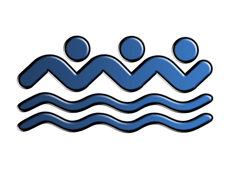 ikona pływania w grupie